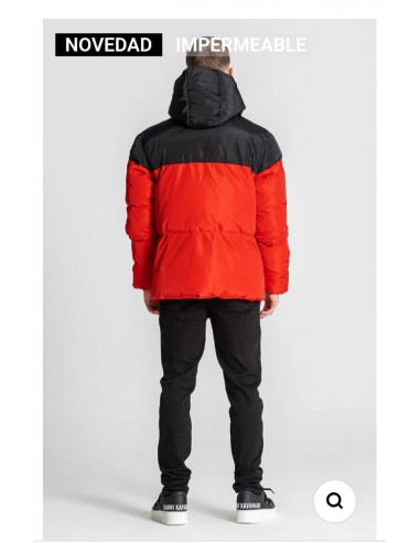 Chaqueta C/Capucha Negra /Roja