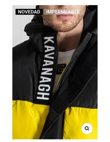 Chaqueta C/Capucha Amarilla/Negra