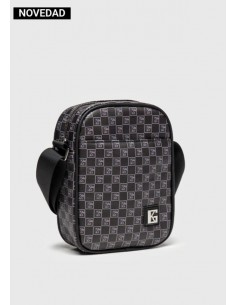 Bolso Bandolera Gris Logos