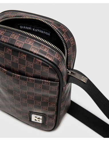 Bolso Bandolera Marron Logos