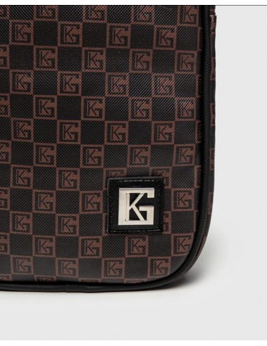 Bolso Bandolera Marron Logos