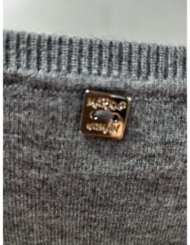 Jersey Gris de Manga Larga Cuello...