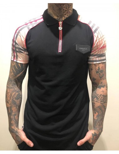 Polo blak pink