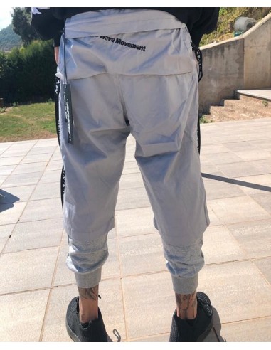 pantalón combinado de chandal  gris