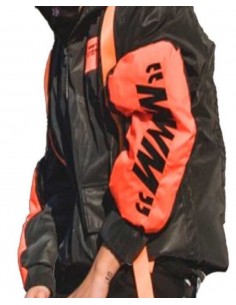 Chaqueta negra/naranja