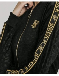 Chaqueta bomber de ante negra 2