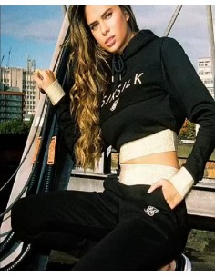 Pantalón negro goma oro Tape 2