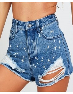 Short jeans blue