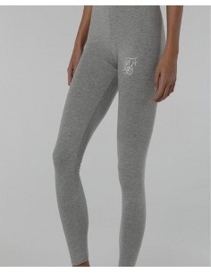 Leggings gris /rojo