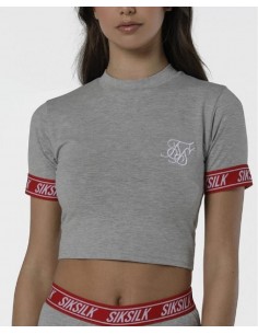 Leggings gris /rojo 2