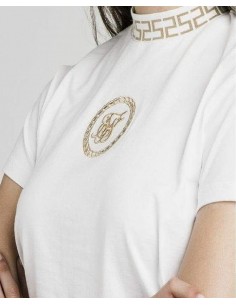 Camiseta corta luxury blanca