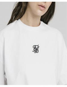 Camiseta corta blanca Oversize