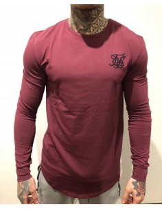 Camiseta basica granate 2