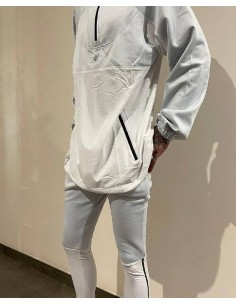 Pantalon chandal gris claro...