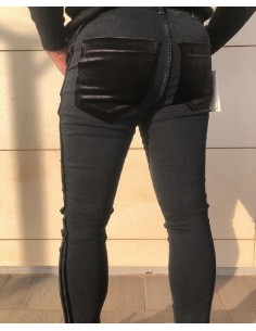 Pantalón skinny negro 2