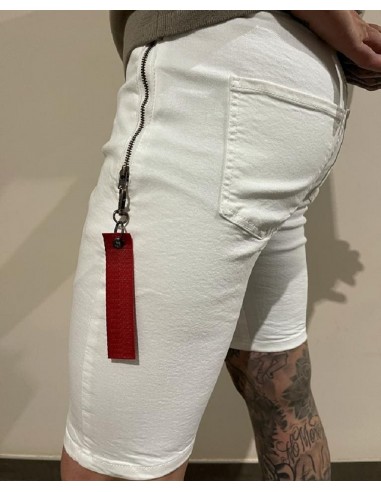 Bermuda blanca skinny
