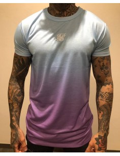 Camiseta degradada azul