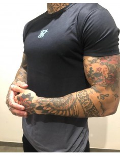 Camiseta degradada gris