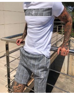 Camiseta blanca cenefa...