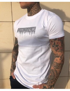 Camiseta Blanca Rhinestone